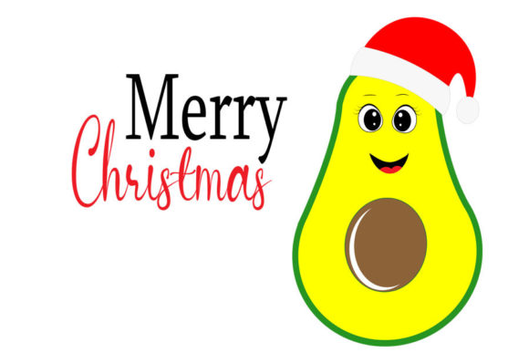 Christmas Avocado Svg: A Graphic Asset for Creative Crafts