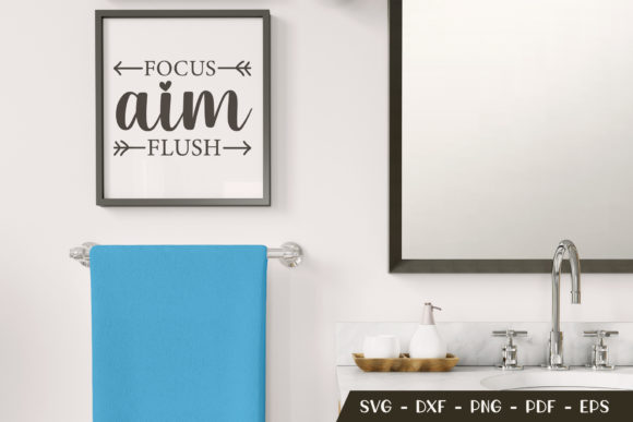 Focus Aim Flush SVG: A Graphic Asset for Creative Crafts