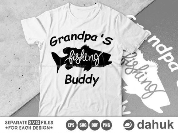 Grandpas Fishing Buddy SVG: A Graphic for Crafts and Fun