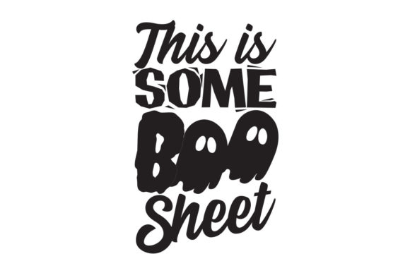 Halloween Boo Sheet SVG