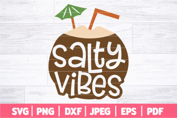 Salty Vibes SVG: Funny Summer Graphics for Crafts & Branding