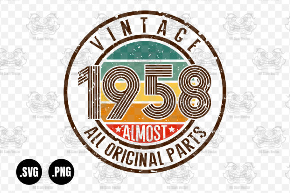 Vintage 1958 Graphics for Crafts