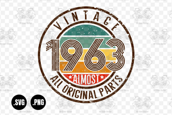 Vintage 1963 Graphics for Crafts