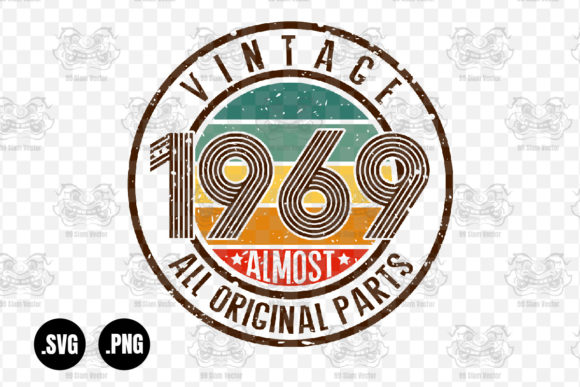 Vintage 1969 Graphics for Crafts