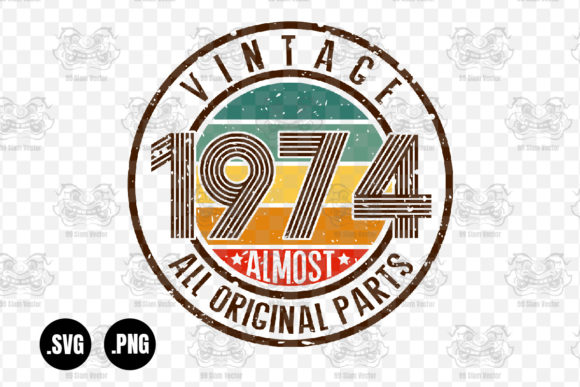Vintage 1974 Graphics for Crafts