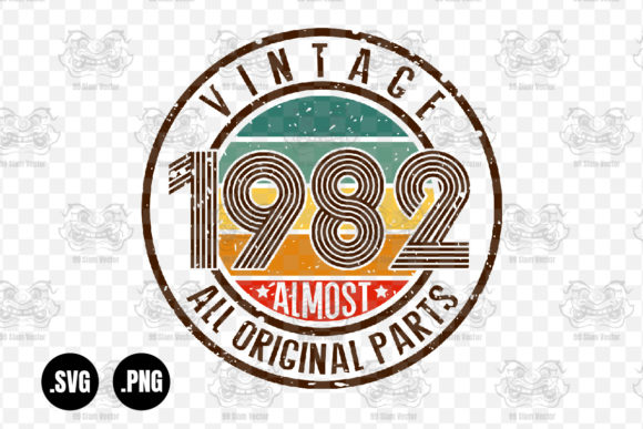 Vintage 1982 Graphics for Crafts