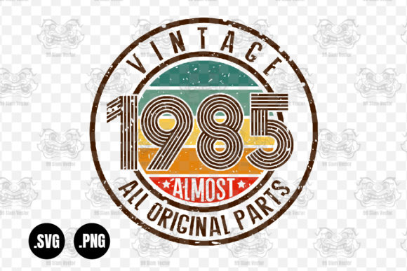 Vintage 1985 Graphics for Crafts