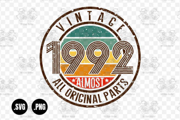 Vintage 1992 Graphics for Crafts