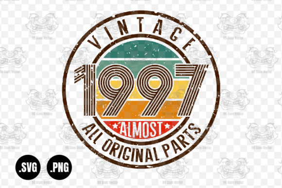 Vintage 1997 Graphics for Crafts